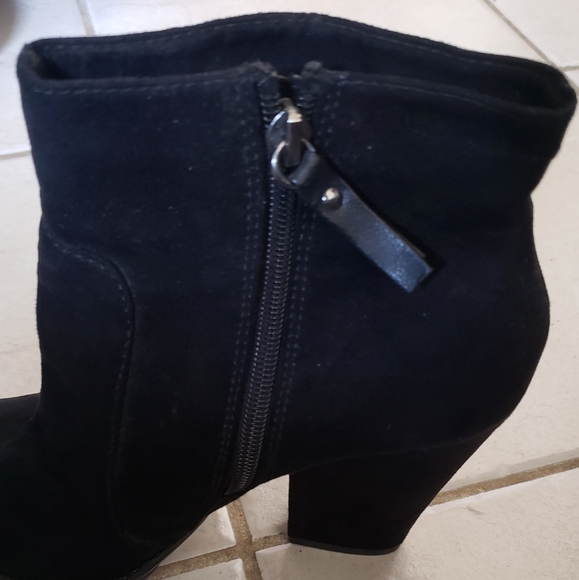 Platform Trafaluc heeled suede booties - Picture 3 of 6